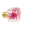 Door knob - Tubes de bulles collection Fuchsia pink - Verreries de Bréhat