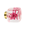Cupboard knob - Tubes de bulles collection Fuchsia pink - Verreries de Bréhat