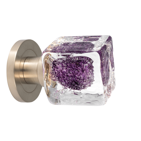 Boutons de portes - Collection Microbulles Hyacinthe - Verreries de Bréhat